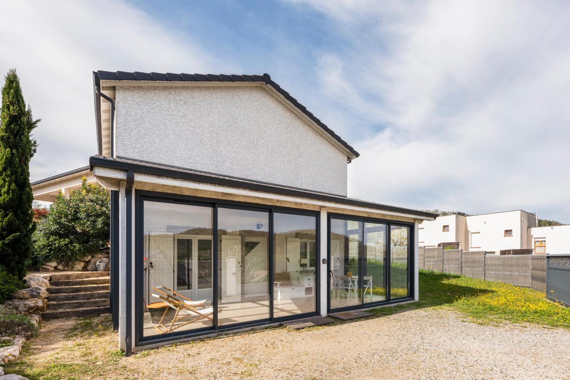 Appartement Beau Loft Face Aux Vignes - 75 M² Avec Véranda